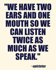 listen more quote