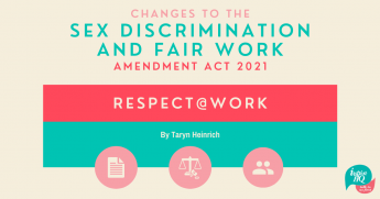 Changes to the sex discrimination and fair work act Taryn 071021 blog
